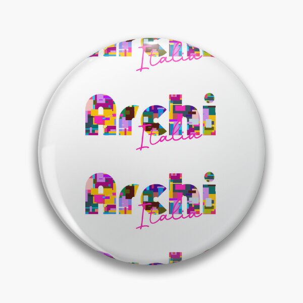 Item preview, Archi, Chieti, Italy, Italia, colorful typography design for travellers designed and sold by Wanderful-roads.