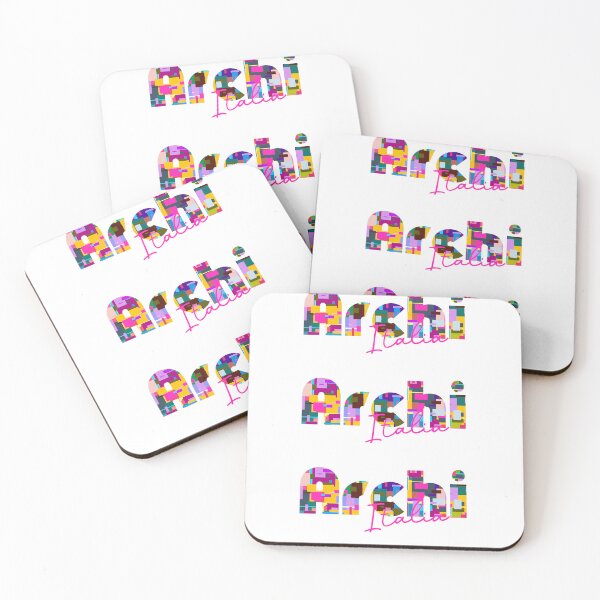 Item preview, Archi, Chieti, Italy, Italia, colorful typography design for travellers designed and sold by Wanderful-roads.