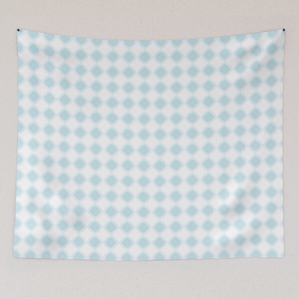 Item preview, Doggie beach day geometric pattern in greens designed and sold by Quiet Waters Design.