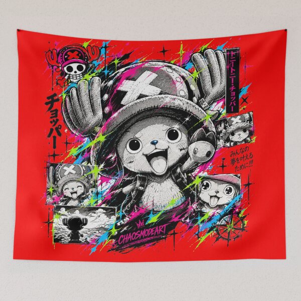 Aperçu de l'œuvre Renne Medecin Mignon Manga Streetwear Neon créée et vendue par ChaosModeArt.