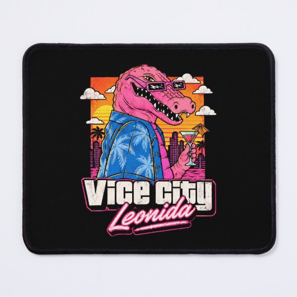 Item preview, Vice City Neon Nights Retro Palm Trees designed and sold by Bonahelia.