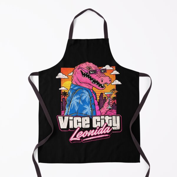Item preview, Vice City Neon Nights Retro Palm Trees designed and sold by Bonahelia.