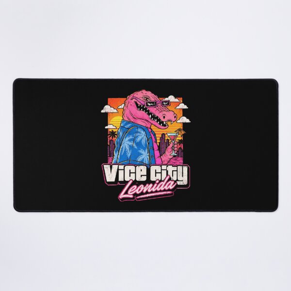 Item preview, Vice City Neon Nights Retro Palm Trees designed and sold by Bonahelia.