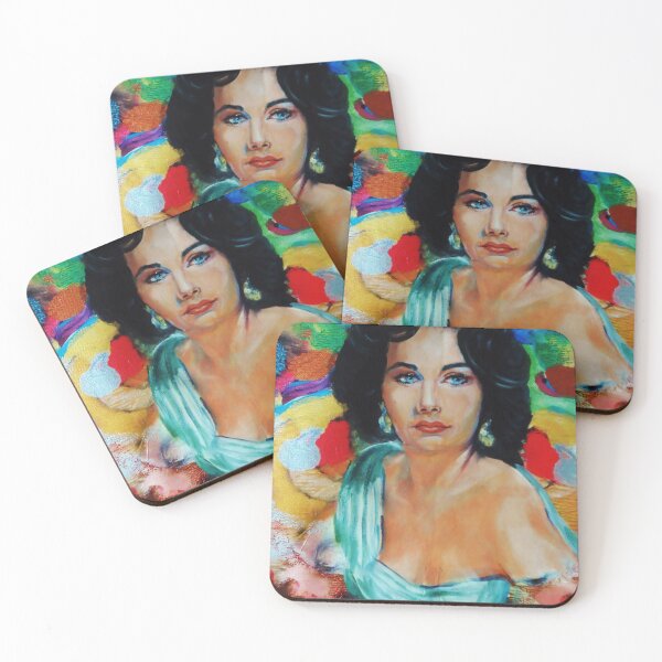 Item preview, Elizabeth Taylor  portrait painting by Artist Eraclis Aristidou  designed and sold by Eraclis Aristidou.
