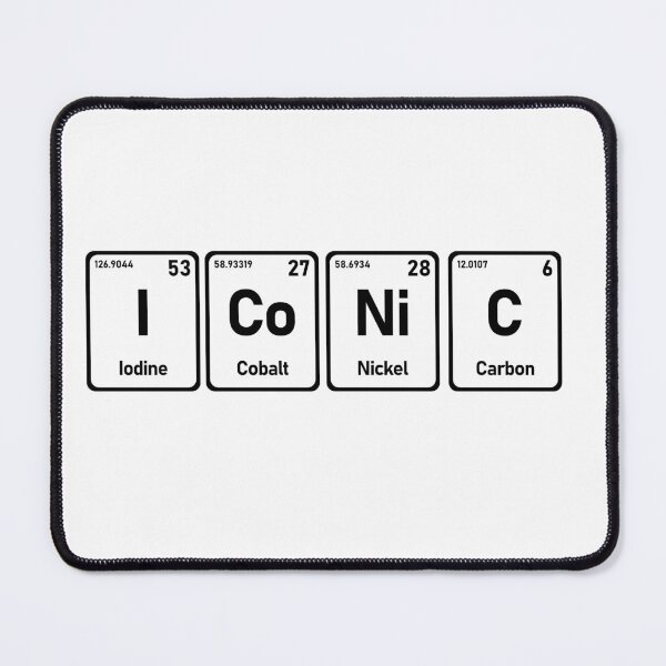 Item preview, Iconic Periodic Table Elements Chemistry Graphic designed and sold by PharmAesthetic.