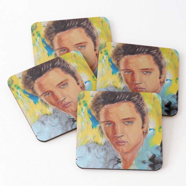 Item preview, Elvis Aaron Presley  portrait painting by artist eraclis aristidou designed and sold by Eraclis Aristidou.