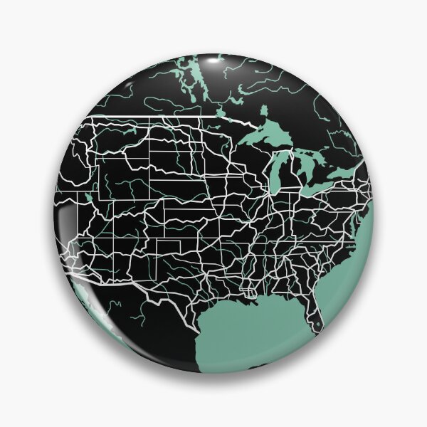 Item preview, United States Map USA North America designed and sold by MapsByLeo.