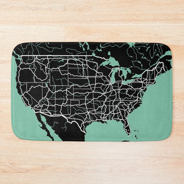 Item preview, United States Map USA North America designed and sold by MapsByLeo.