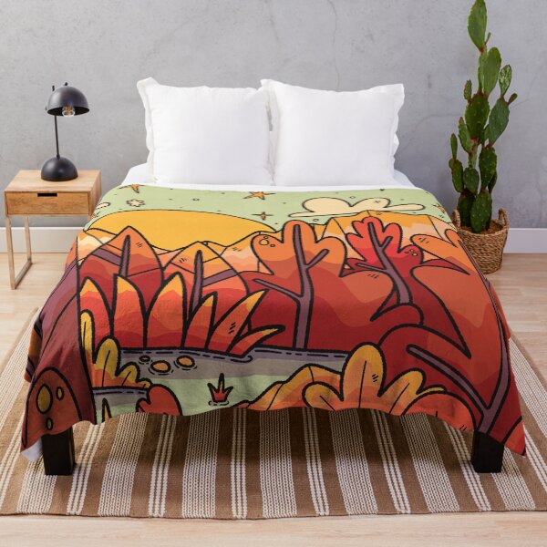 Item preview, Autumn river forest designed and sold by Swadeillustrations.