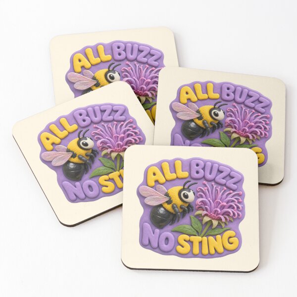 Item preview, Carpenter Bee All Buzz No Sting Cute Clay 3D Pollinator Art designed and sold by shifumart.