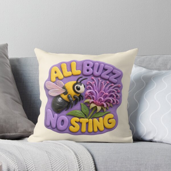 Item preview, Carpenter Bee All Buzz No Sting Cute Clay 3D Pollinator Art designed and sold by shifumart.