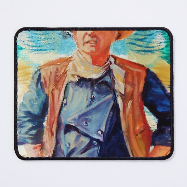 Item preview, John Wayne the duke oil painting by artist Eraclis Aristidou designed and sold by Eraclis Aristidou.