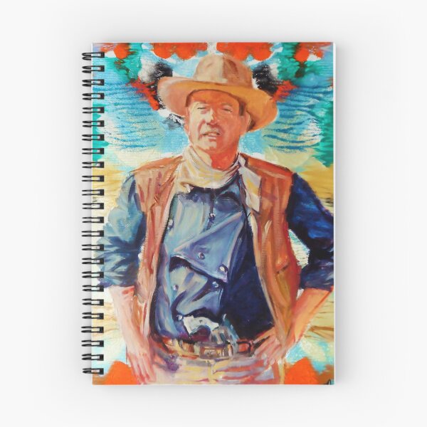 Item preview, John Wayne the duke oil painting by artist Eraclis Aristidou designed and sold by Eraclis Aristidou.