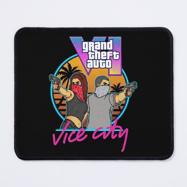 Item preview, GTA VI Vice City Map Neon Skyline Graphic designed and sold by tanbaobu.