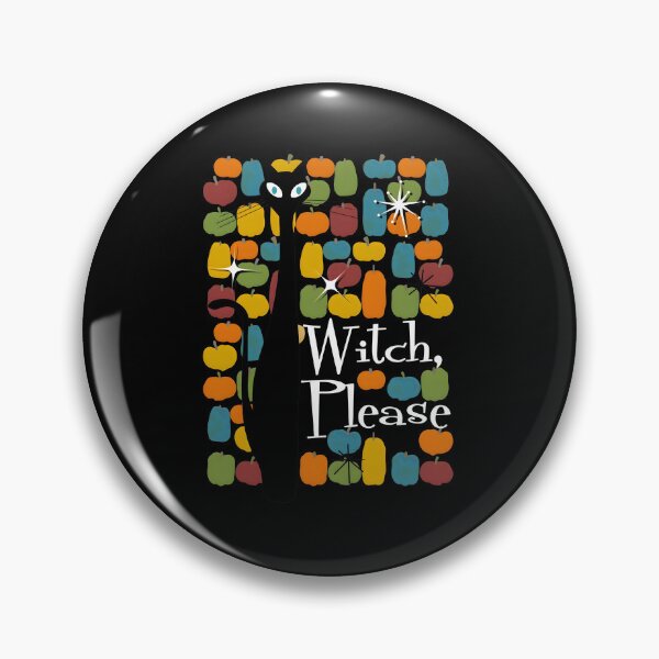 Item preview, Witch Please Black Cat Halloween Pumpkin Retro Art designed and sold by Dmo3HarkoArt.