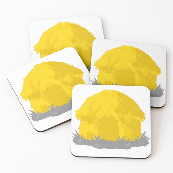 Item preview, Yellow Straw Hut Grass Art designed and sold by Yellow Zone.