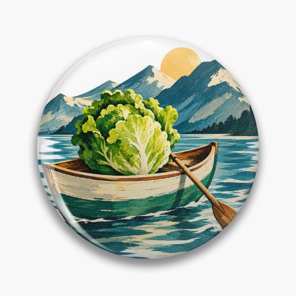 Item preview, Get In Loser We're Learning About Lettuce Funny Mountain Lake Canoe Gardening designed and sold by GibasVisuals.