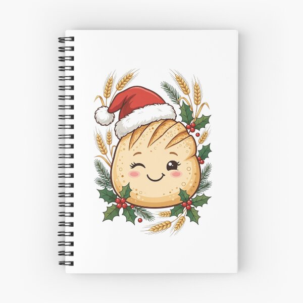 Artikelvorschau, Winking Sourdough Loaf Santa Hat Christmas Shirt entworfen und verkauft von Hernouf Smail.