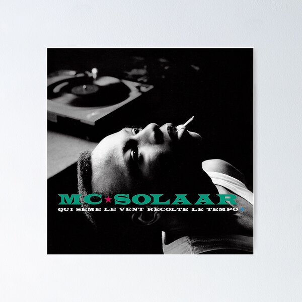 Aperçu de l'œuvre MC Solaar - Qui Sème le Vent Récolte le Tempo Album 1991 créée et vendue par Chad-Nerd.