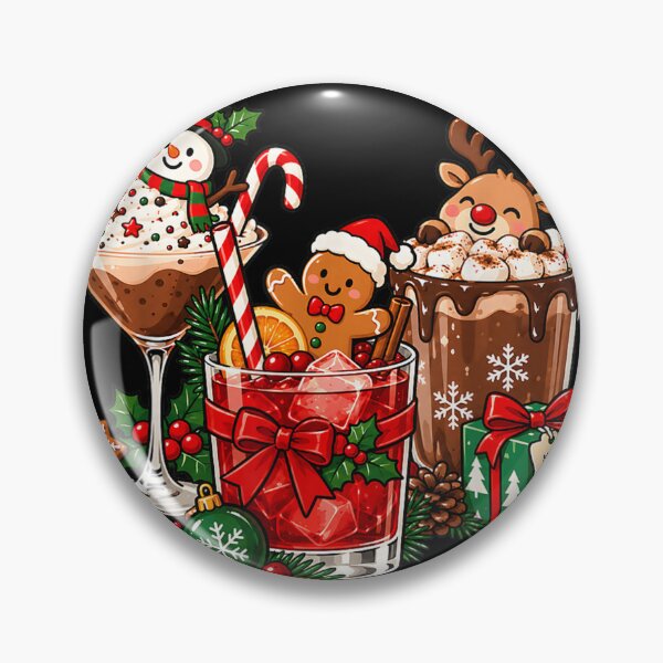 Item preview, Holiday Sweet Drink Christmas Mocktail Marshmallow Chocolate  designed and sold by 68MadagascarZoo.