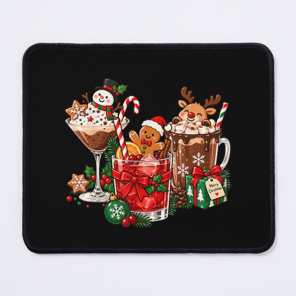 Item preview, Holiday Sweet Drink Christmas Mocktail Marshmallow Chocolate designed and sold by 68MadagascarZoo.