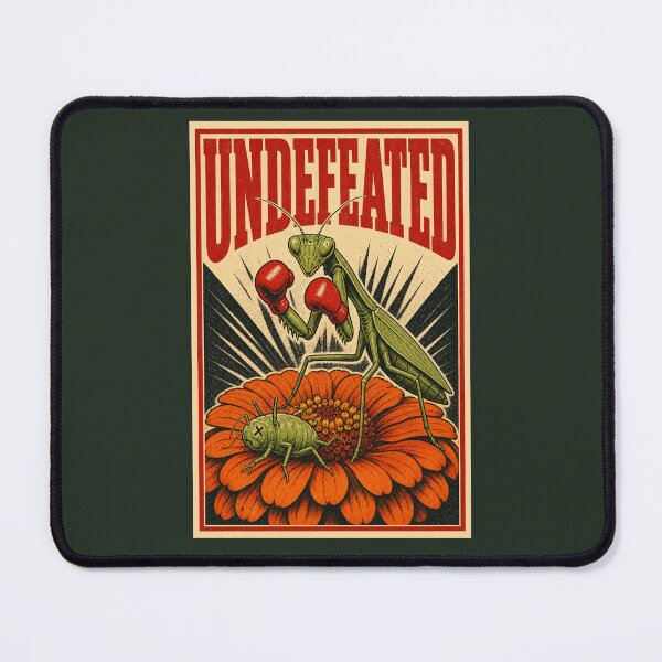 Item preview, Praying Mantis Boxing Poster Undefeated Garden Bug Funny Art designed and sold by shifumart.