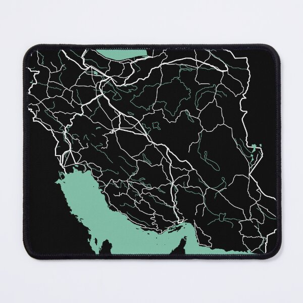 Item preview, Iran Map Middle East Travel Souvenir designed and sold by MapsByLeo.