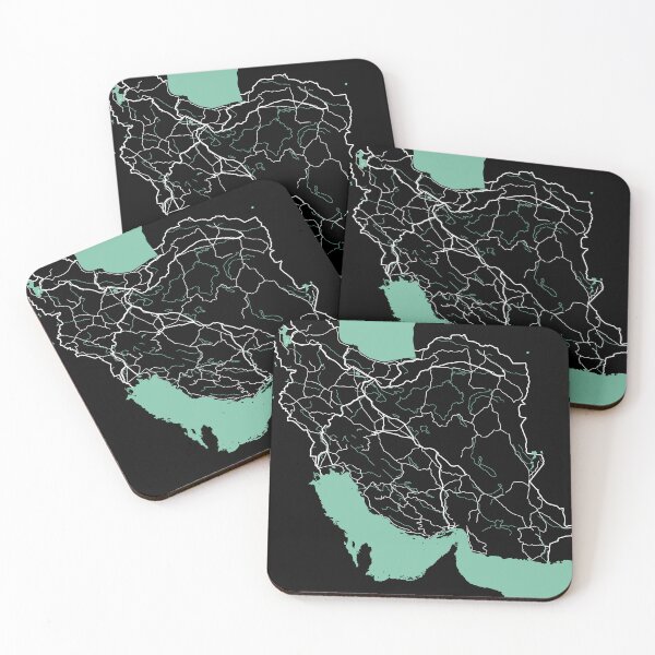 Item preview, Iran Map Middle East Travel Souvenir designed and sold by MapsByLeo.