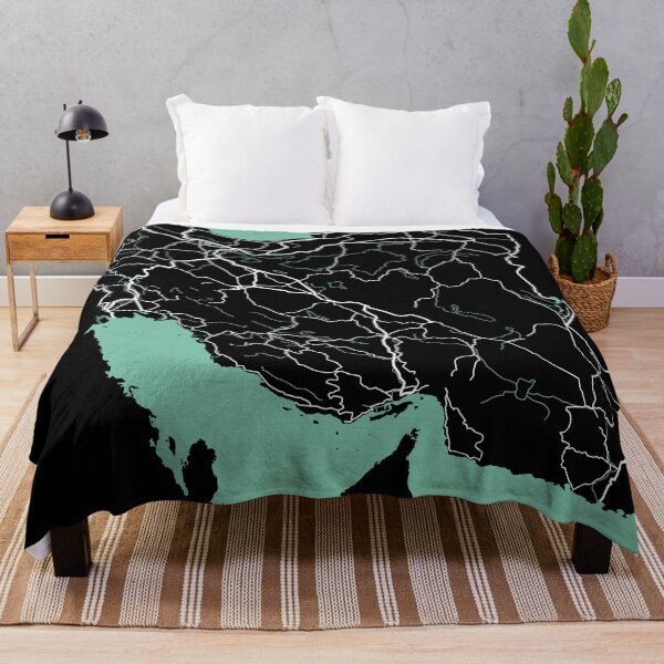 Item preview, Iran Map Middle East Travel Souvenir designed and sold by MapsByLeo.