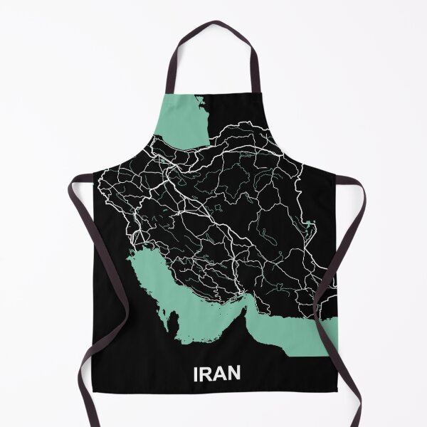 Item preview, Iran Map Middle East Travel Souvenir designed and sold by MapsByLeo.