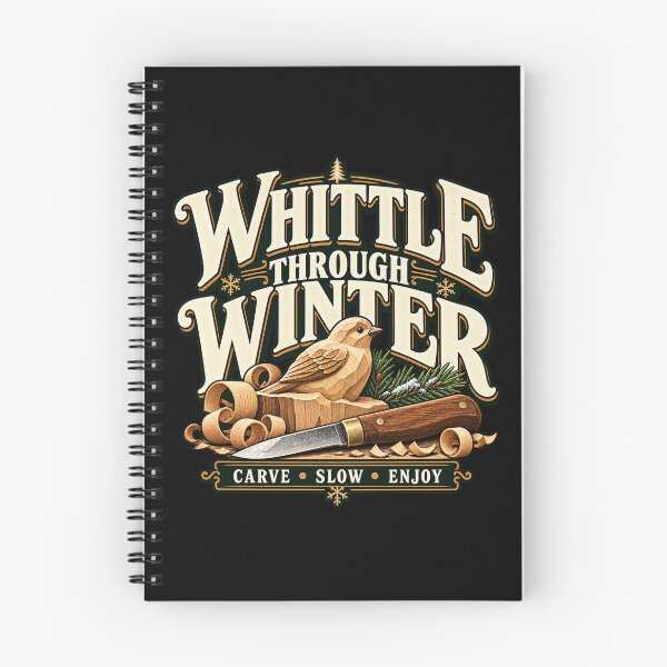Item preview, Whittle Through Winter – Carve Slow Enjoy designed and sold by MotiveMint.