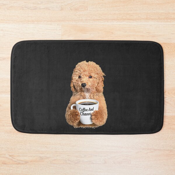 Item preview, Coffee And Chaos Cute Poodle Dog Coffee Lover Design designed and sold by CoffeeAndChao.