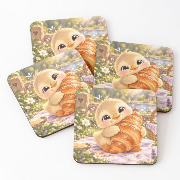 Item preview, Butter the Baby Goose – The Croissant Cuddle designed and sold by NSUniverse.