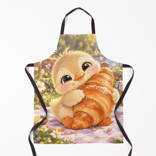 Item preview, Butter the Baby Goose – The Croissant Cuddle designed and sold by NSUniverse.