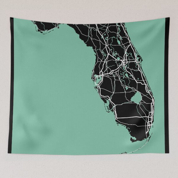 Item preview, Florida Map State FL USA designed and sold by MapsByLeo.
