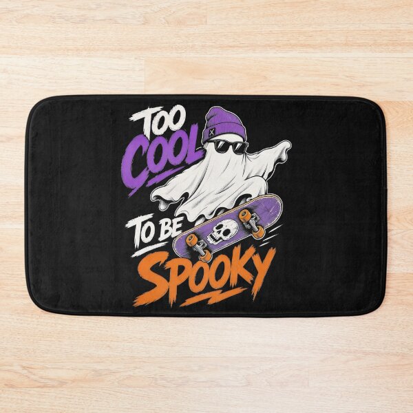 Item preview, Too Cool To Be Spooky Skater Ghost Halloween designed and sold by AilinsDesigns.