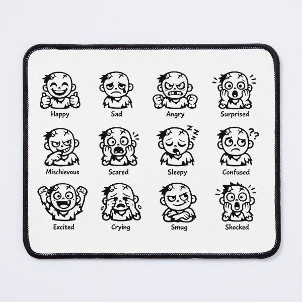 Item preview, Cute Frankenstein Monster Emoji Expression Sticker Sheet designed and sold by FestivityFinds.
