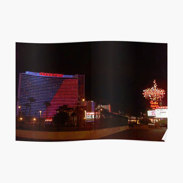 Stardust Las Vegas Vector Graphic #11 Poster