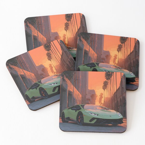 Item preview, Lamborghini Huracan Performante Speed Inspired Art designed and sold by AutoPopStudio.