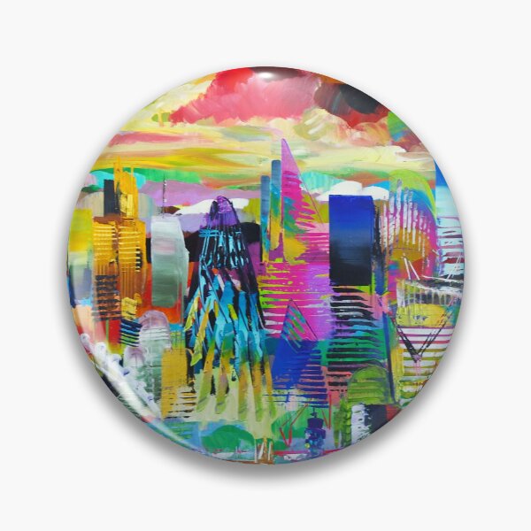 Item preview, XL Mega City London Skyline 884 By Artist Eraclis Aristidou designed and sold by Eraclis Aristidou.
