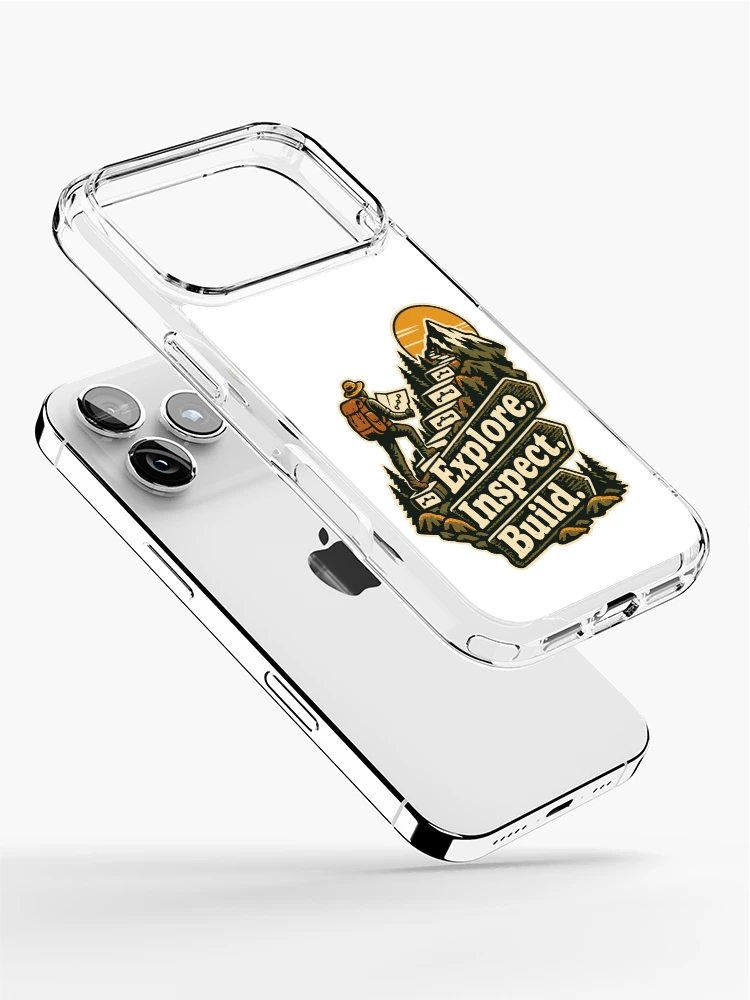 Thumbnail 2 of 5, iPhone Case, Explore Inspect Build Repository Expedition Graphic designed and sold by ThreadQuirk.