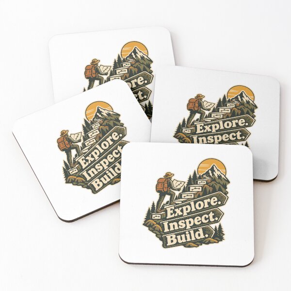 Item preview, Explore Inspect Build Repository Expedition Graphic designed and sold by ThreadQuirk.