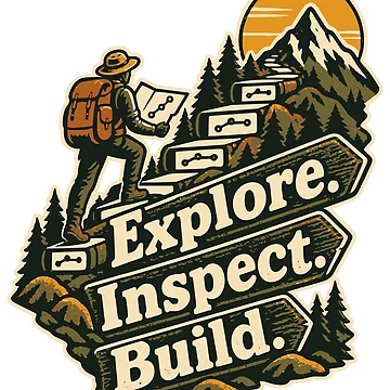 Artwork thumbnail, Explore Inspect Build Repository Expedition Graphic by ThreadQuirk