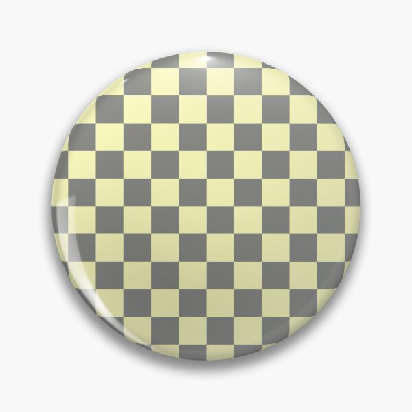 Item preview, Dark Gray and Pale Yellow Checkered Pattern designed and sold by Jeallan Designs.