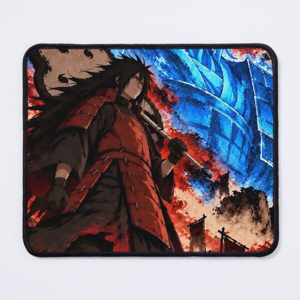 Item preview, Madara Uchiha Perfect Susanoo Blue Red Anime Warrior Epic Battle Art designed and sold by Dyan4.