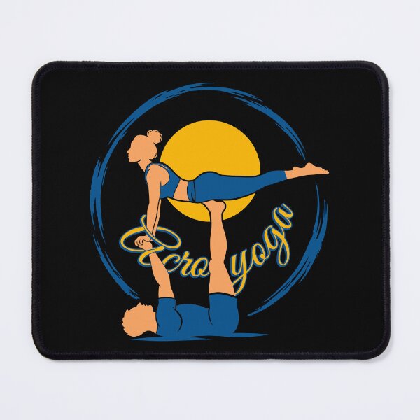 Item preview, Acroyoga Partner Acrobatics Balance Fitness Yogi Silhouette designed and sold by Szkicerka.