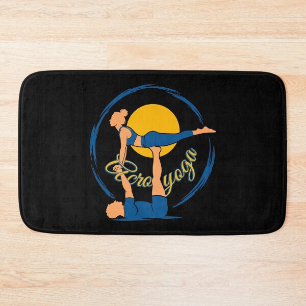 Item preview, Acroyoga Partner Acrobatics Balance Fitness Yogi Silhouette designed and sold by Szkicerka.