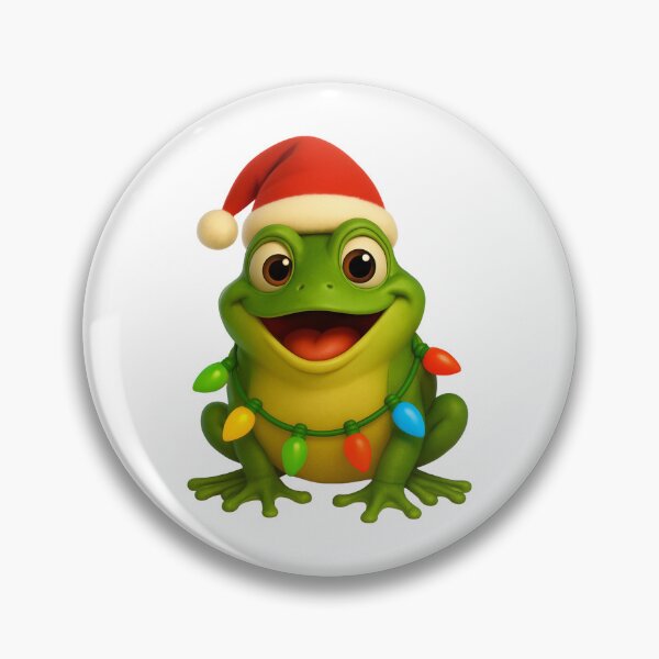 Item preview, Joyful Green Frog Christmas designed and sold by Sillytoe.
