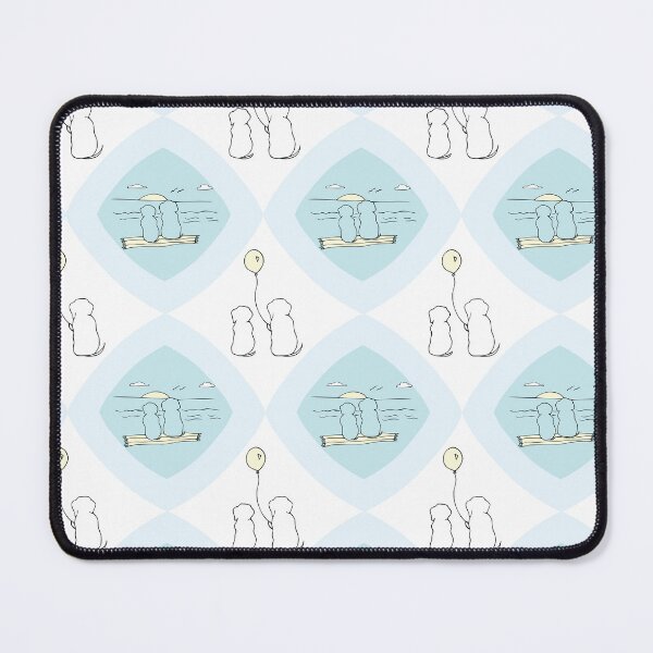 Item preview, Doggie beach day sunset in greens designed and sold by Quiet Waters Design.