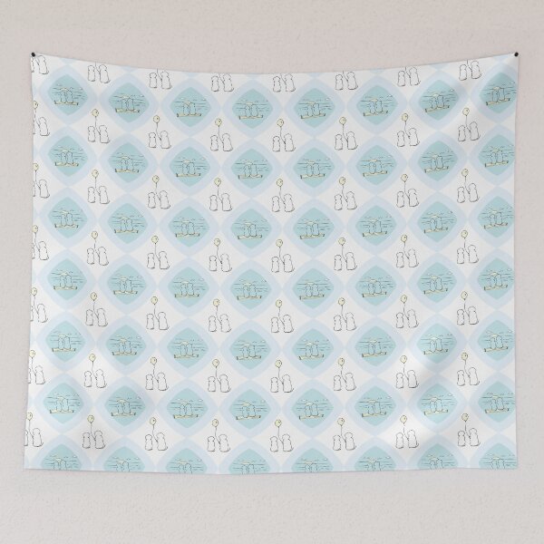 Item preview, Doggie beach day sunset in greens designed and sold by Quiet Waters Design.